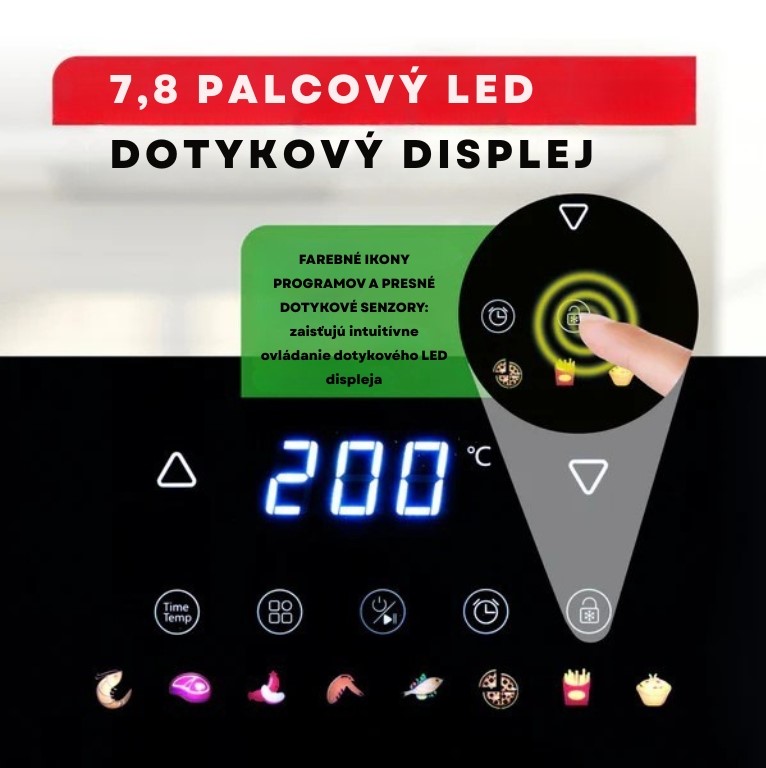 GourmetMaxx Teplovzdušná fritéza 16394 (3)